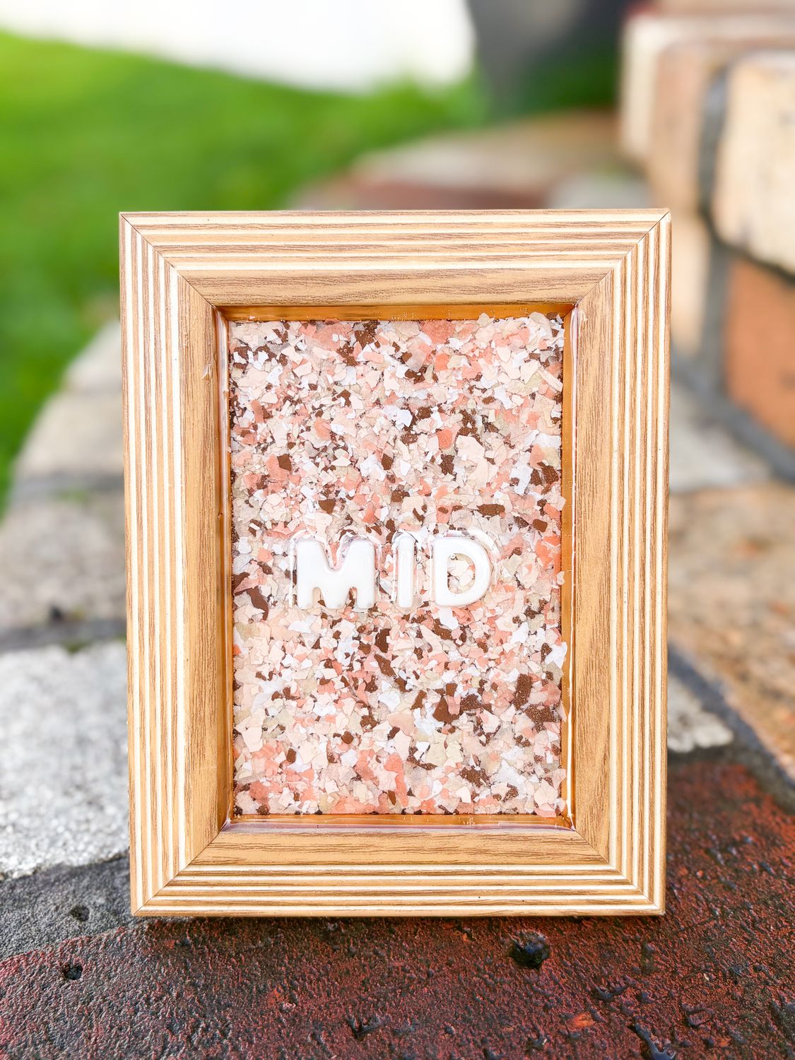 Framed Resin Artwork: Mid