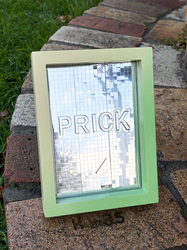 Framed Resin Artwork: Prick