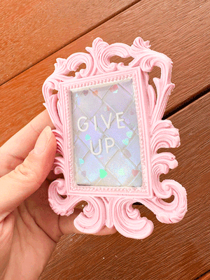 Framed Resin Artwork: Give Up