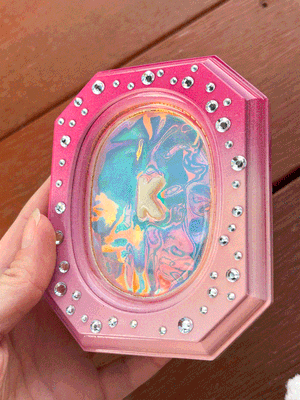 Framed Resin Artwork: K