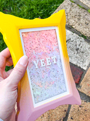Framed Resin Artwork: YEET