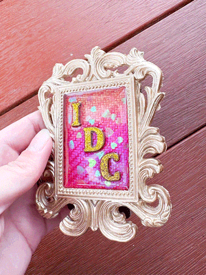Framed Resin Artwork: IDC