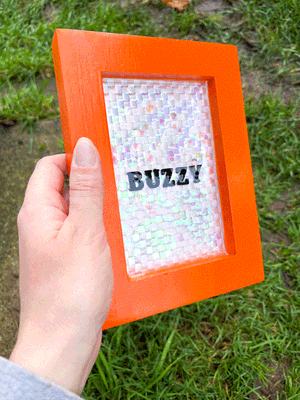 Framed Resin Artwork: Buzzy 🐝