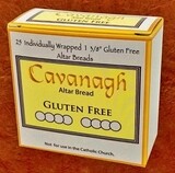 Gluten-Free 1-3/8&quot; Communion Wafers Box of 25 Individually Wrapped Wafers.