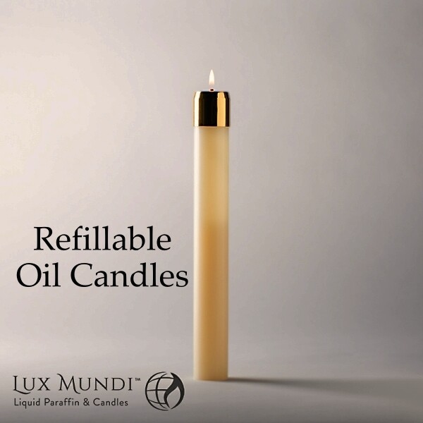 Refillable Oil Candles by Lux Mundi