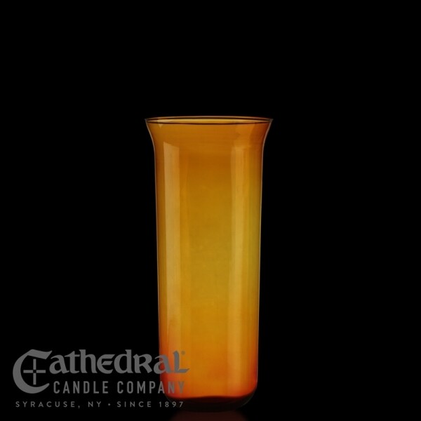 Amber Glass Globe for 7-8 Day Sanctuary Candles