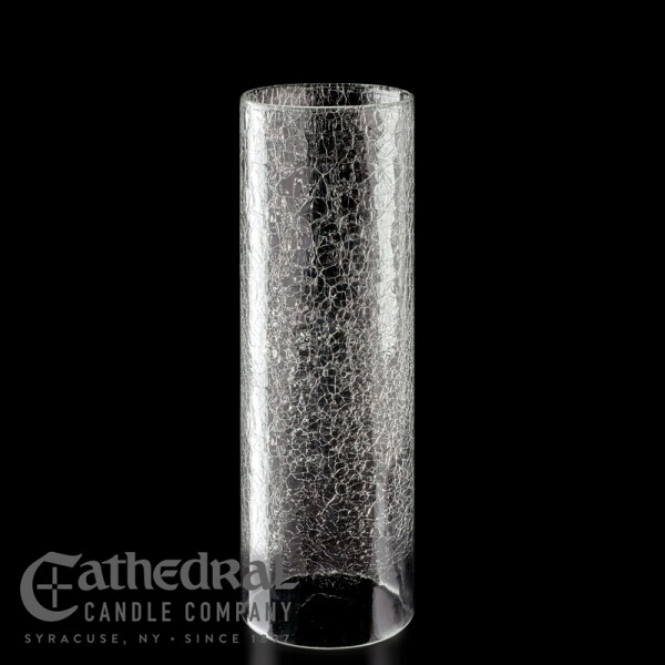 Crackled-Glass Cylinder Crystal