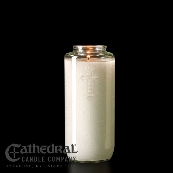 5-Day Candle in Glass (Clear) 12 per case