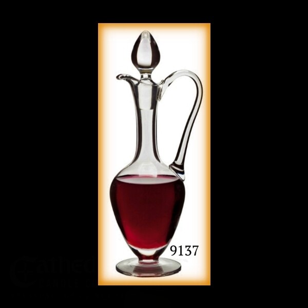 Glass Flagon With Glass Stopper