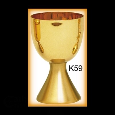 24kt Gold Plated Chalice & Scale Paten