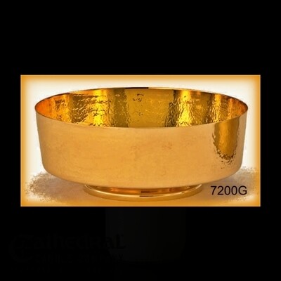 24kt Gold Plate Hammered Texture Finish