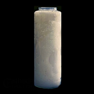 6-Day Candle in Glass (Clear) 12 per case