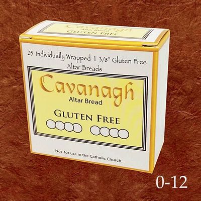 Gluten-Free 1-3/8&quot; Communion Wafers Box of 25 Individually Wrapped Wafers.