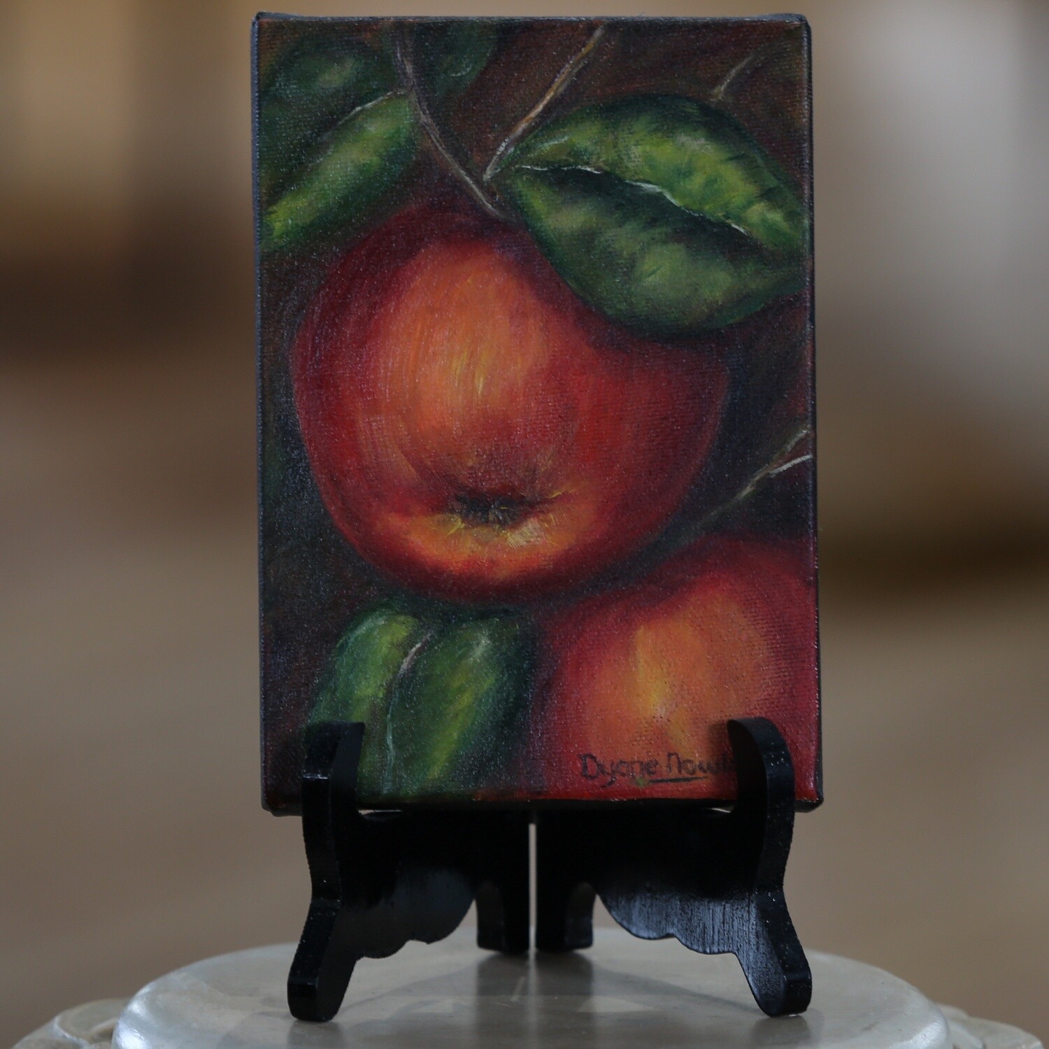 Deux pommes rouges