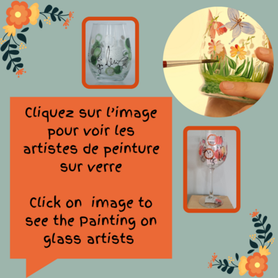 Peinture sur verre / Painting on glass