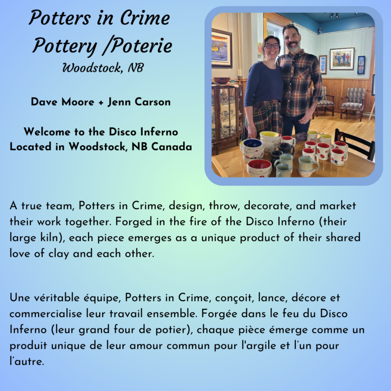 Potters in Crime - Jenn Carson &amp; Dave Moore - Artists