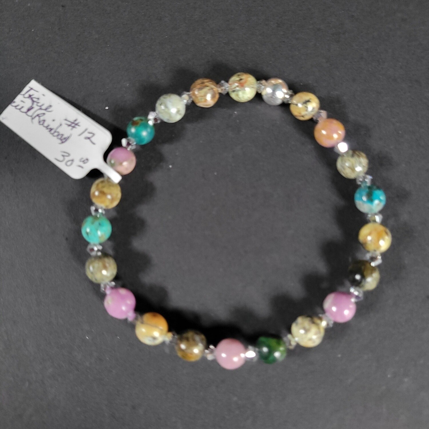 Bracelet Opale arc-en-ciel Rainbow opal bracelet