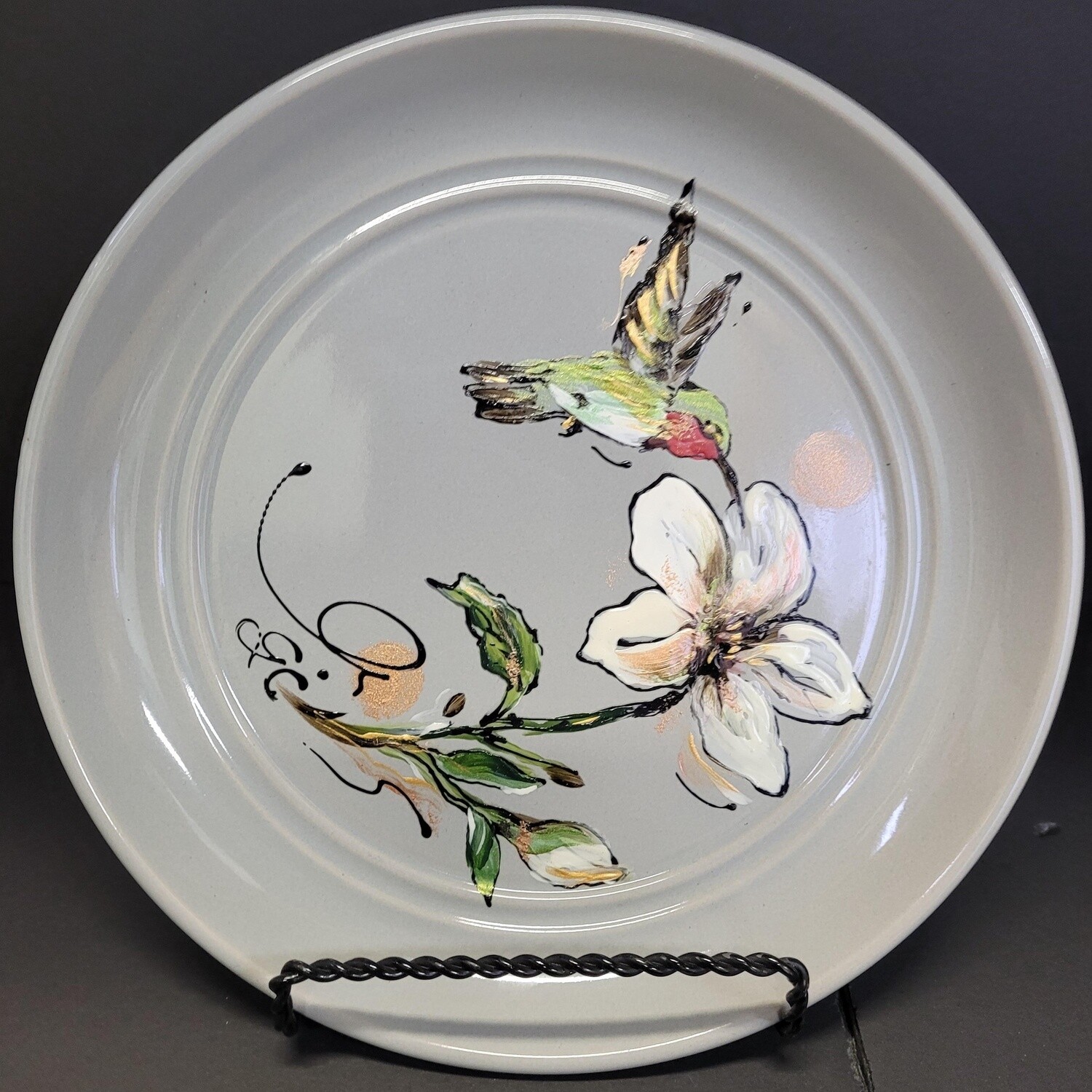 Assiette / Plate, Color: Colibri/Hummingbird