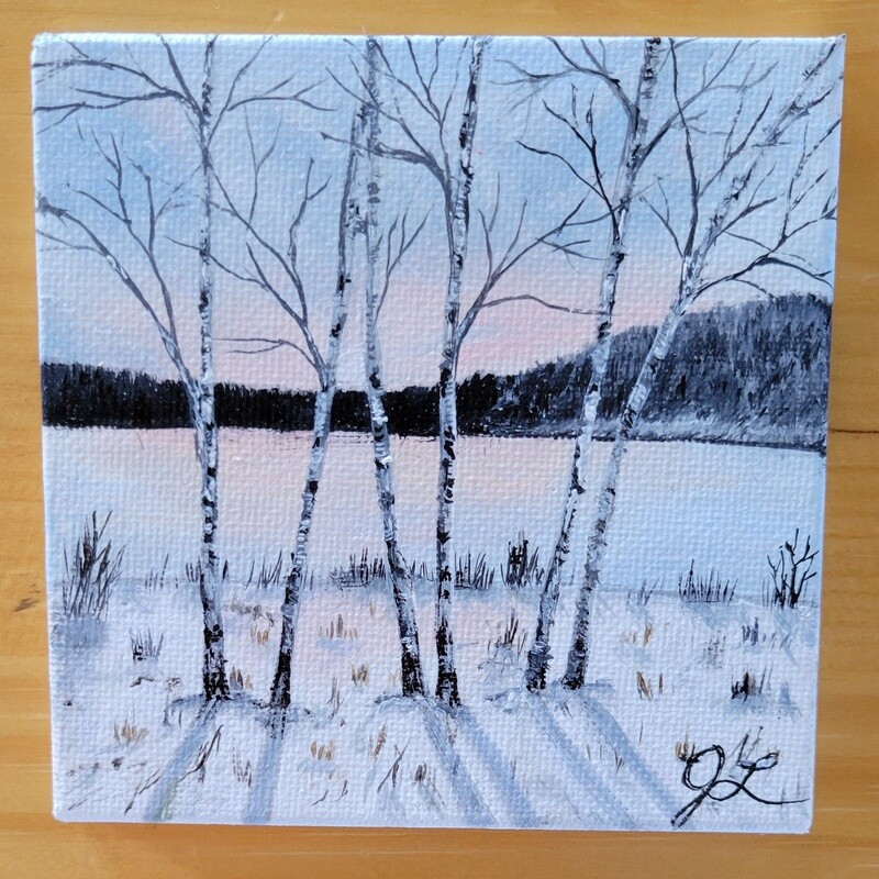 Small Painting w/easel
