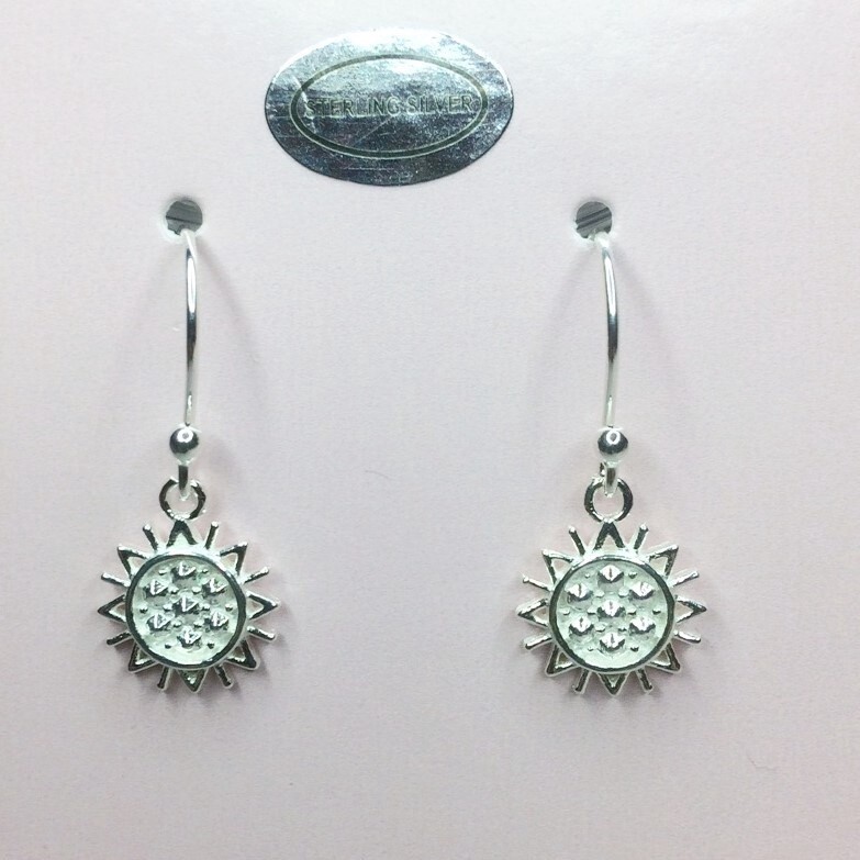 Boucles d'oreilles Soleil - Argent / Silver Sun earrings