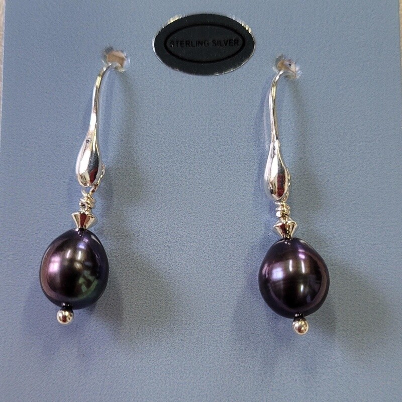 Boucles d'oreilles Perles d'eau douce - Fresh water pearl earrings