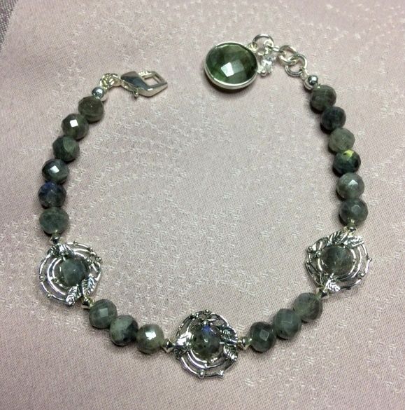 Faceted Labradorite Bracelet