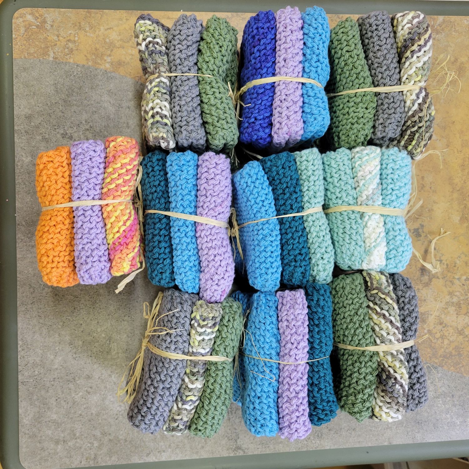 Crochet Dish Cloth -misc colors