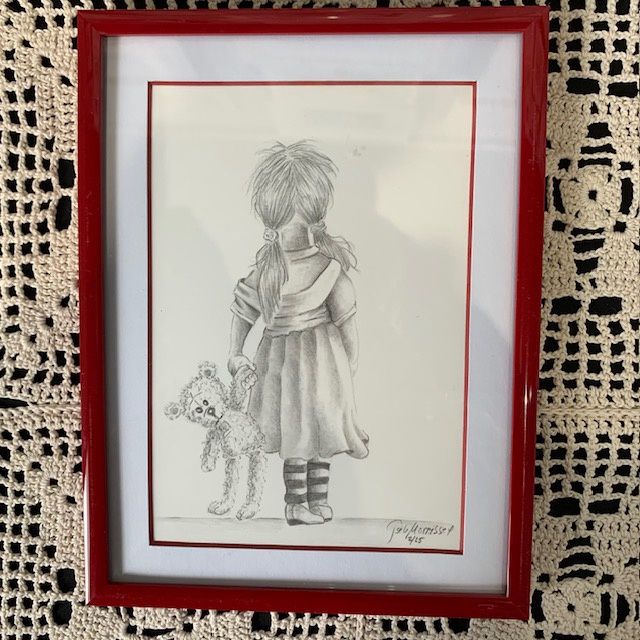 Little Girl and her Teddy