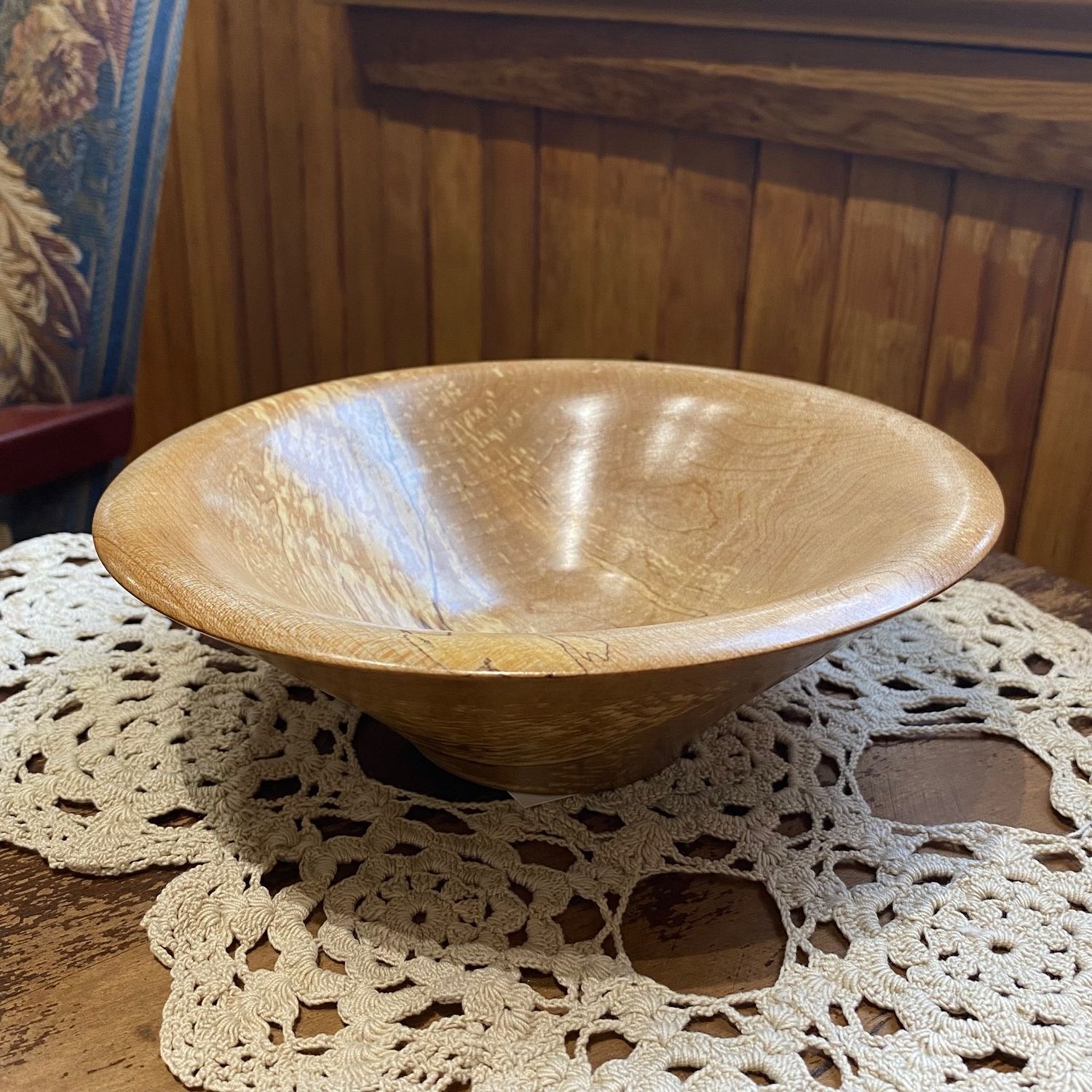 Small spalted maple bowl