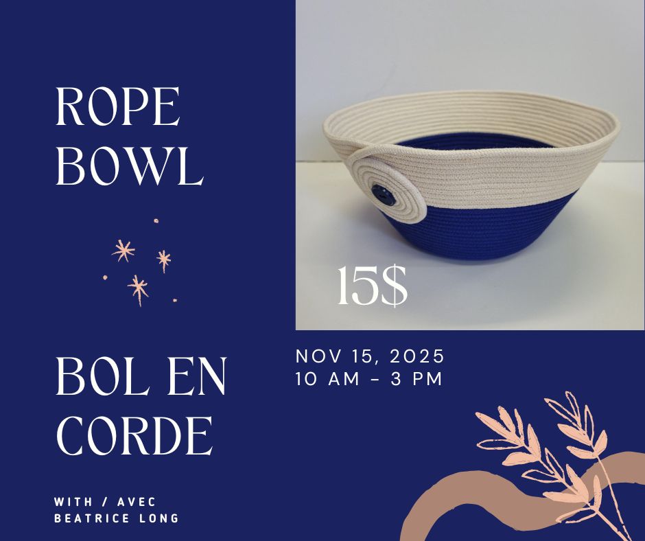Rope Bowl Workshop with Beatrice Long