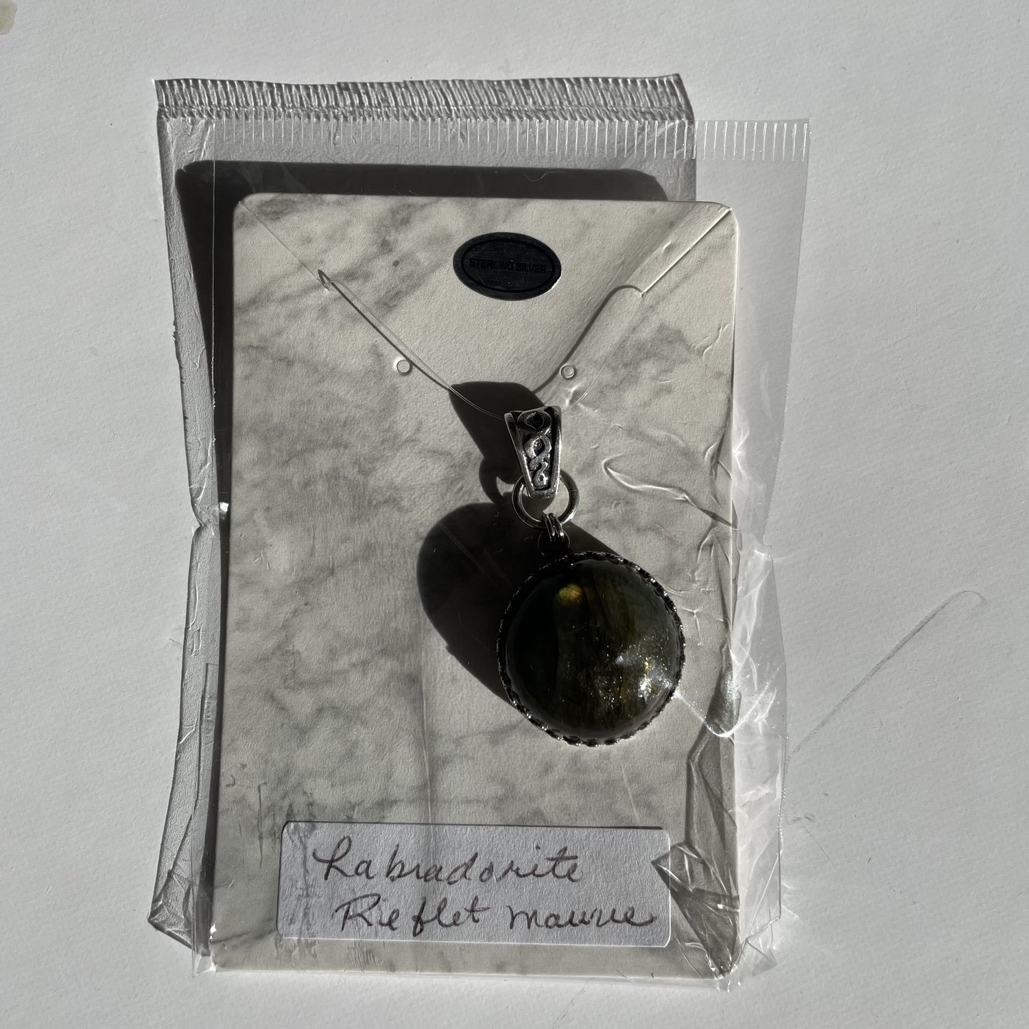 Purple Labradorite Pendant
