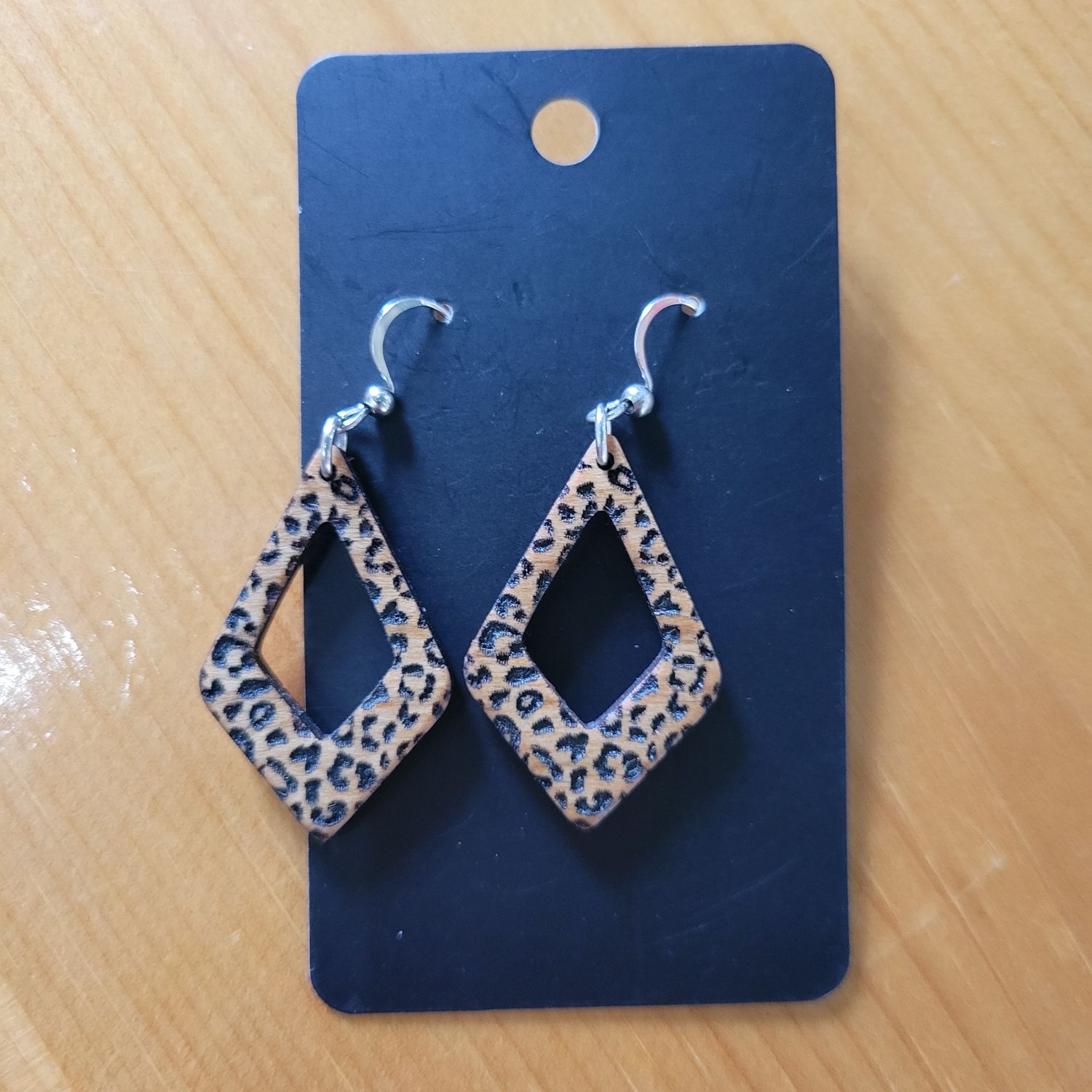 Cherry Wood Earrings