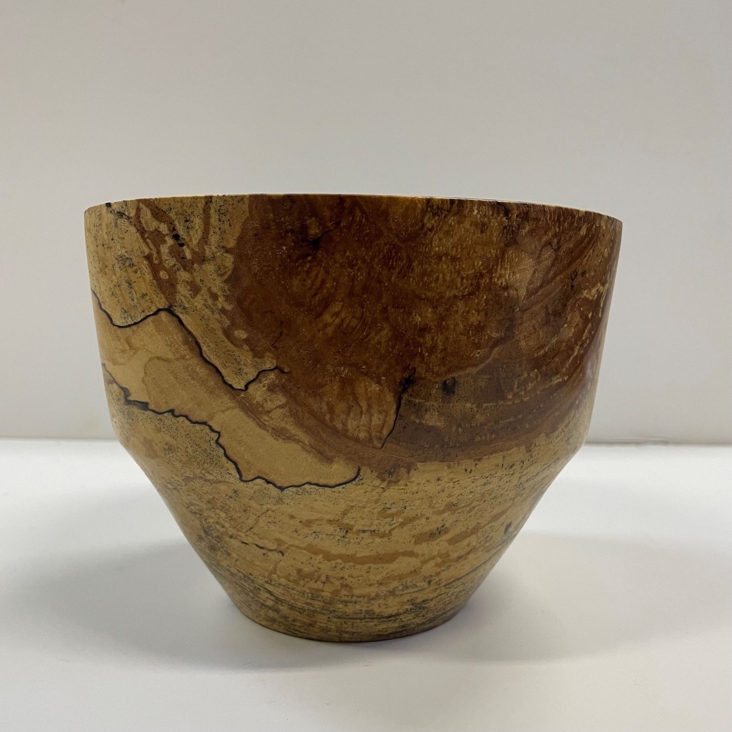 Spalted white birch bowl