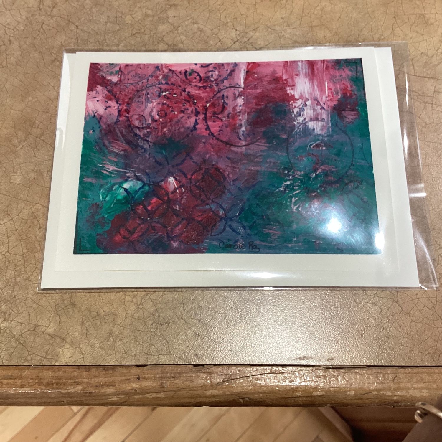 Hand Painted Card 10