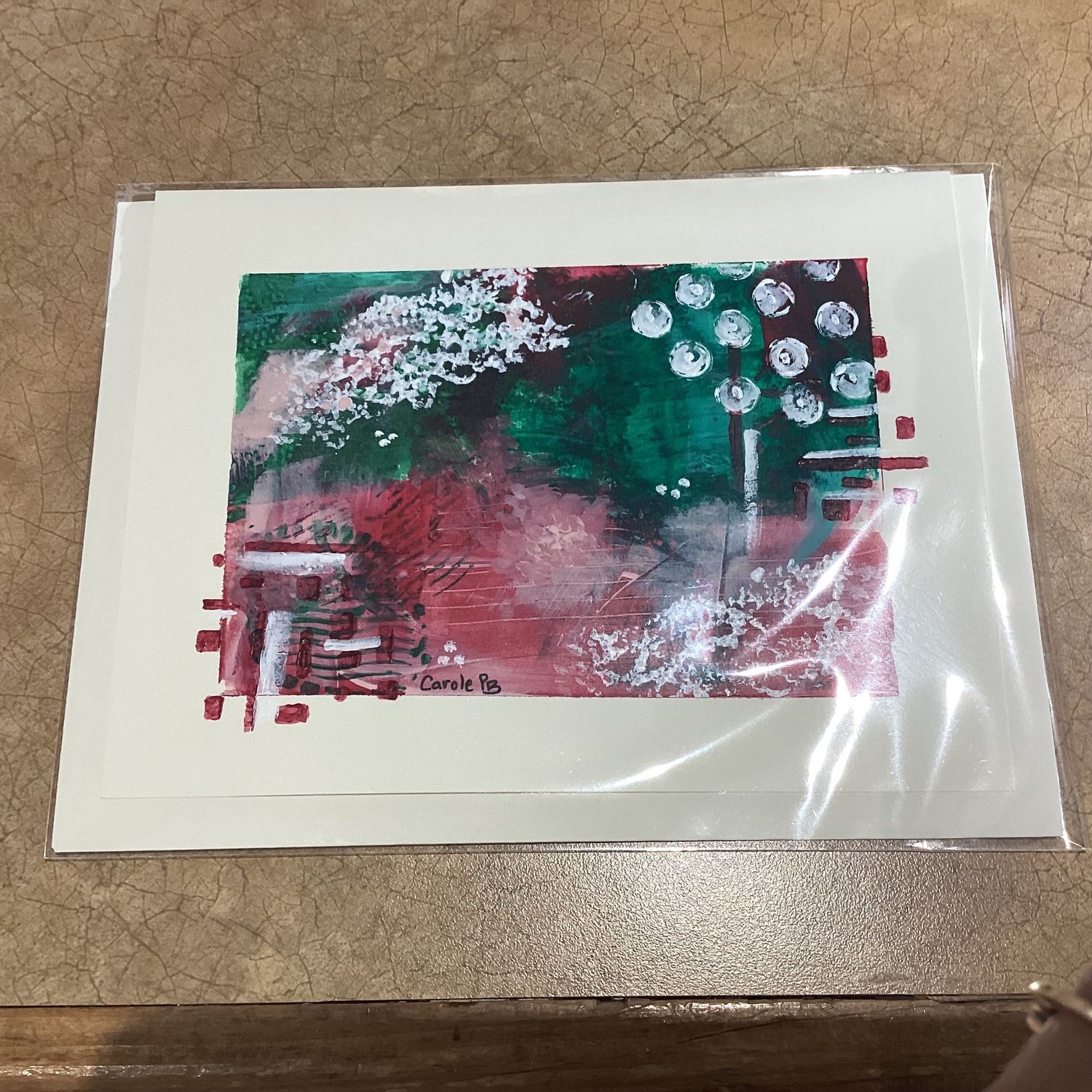 Hand Painted Card 11