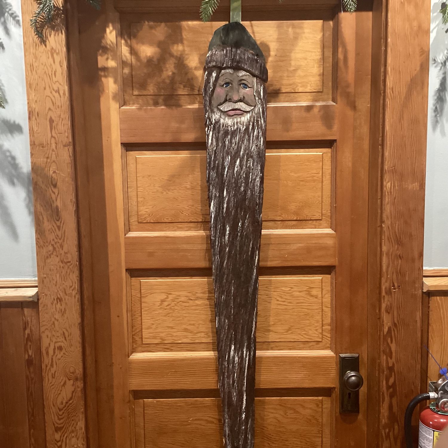 Long Beard Green Santa