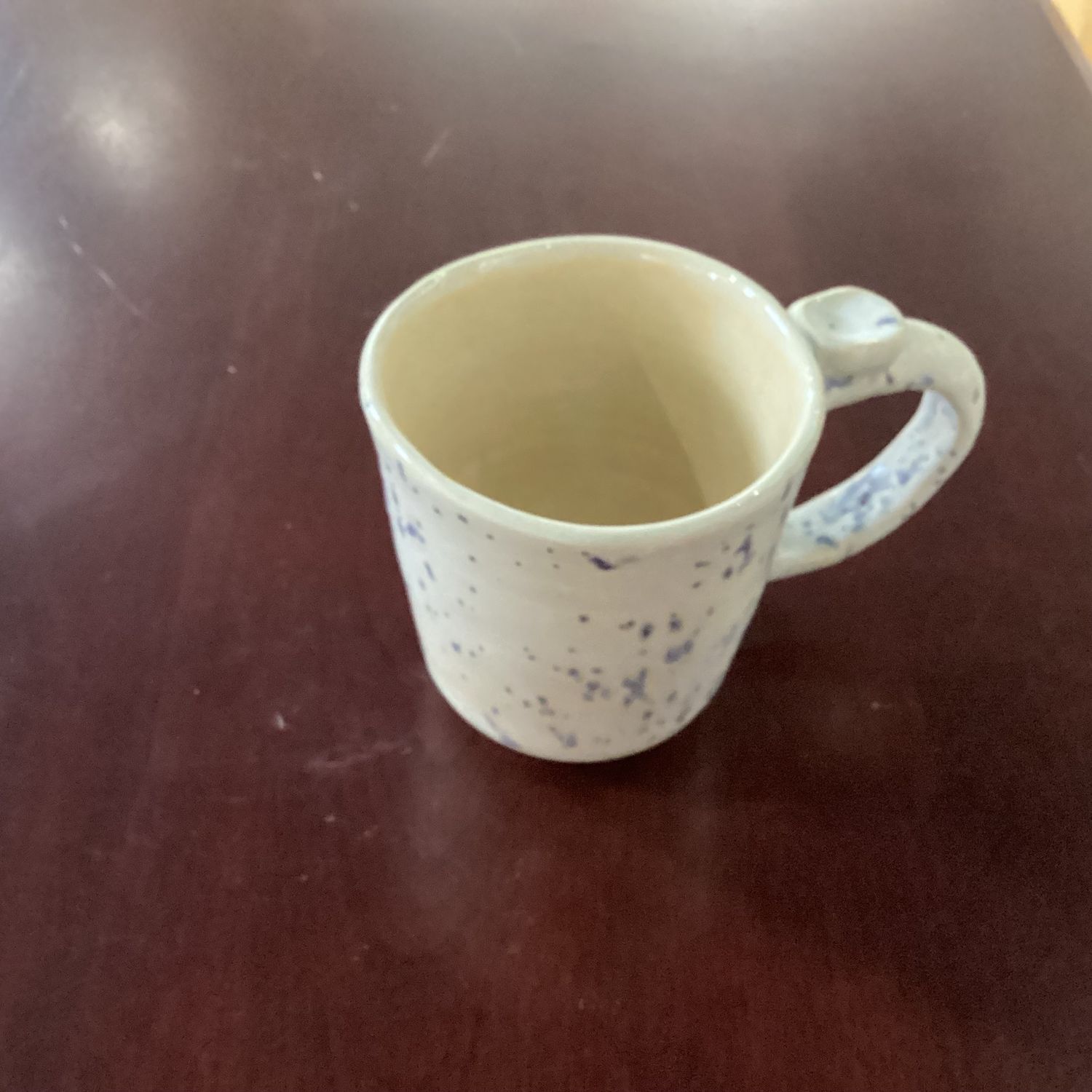 Blue Speckled Mug