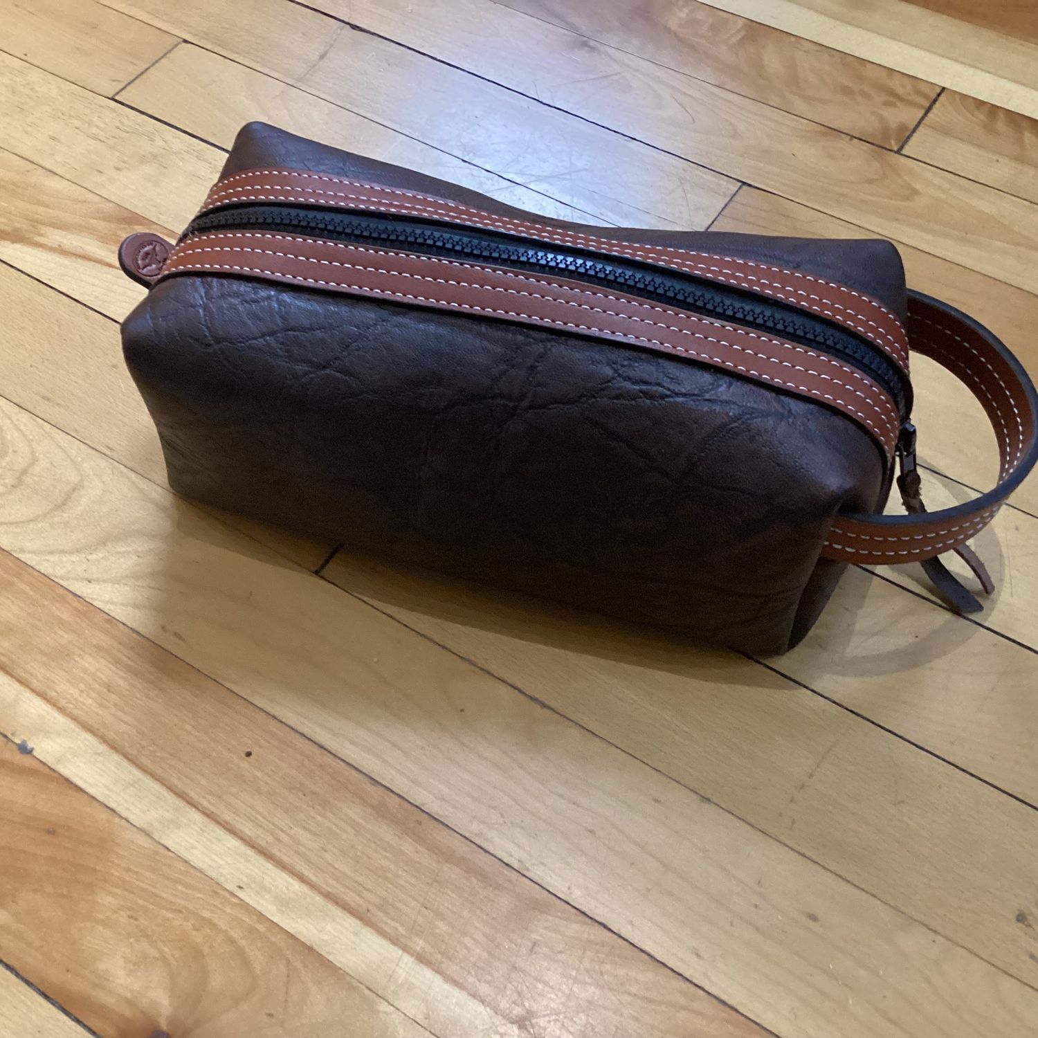 Leather Dopp - Toiletry - Bag 2