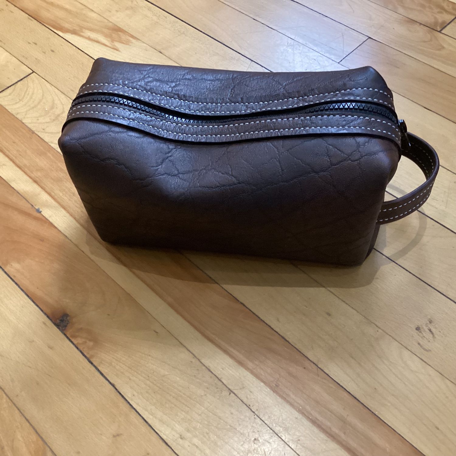 Leather Dopp - Toiletry - Bag 3