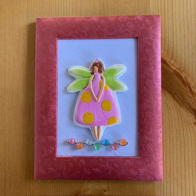 Small girl in pink dress