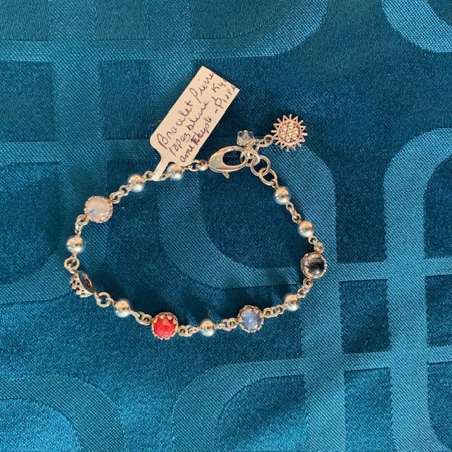 Bracelet pierres variées