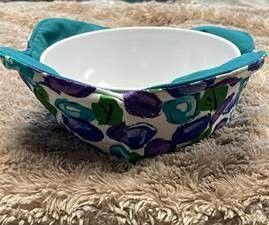 Washable microwave bowl cozy