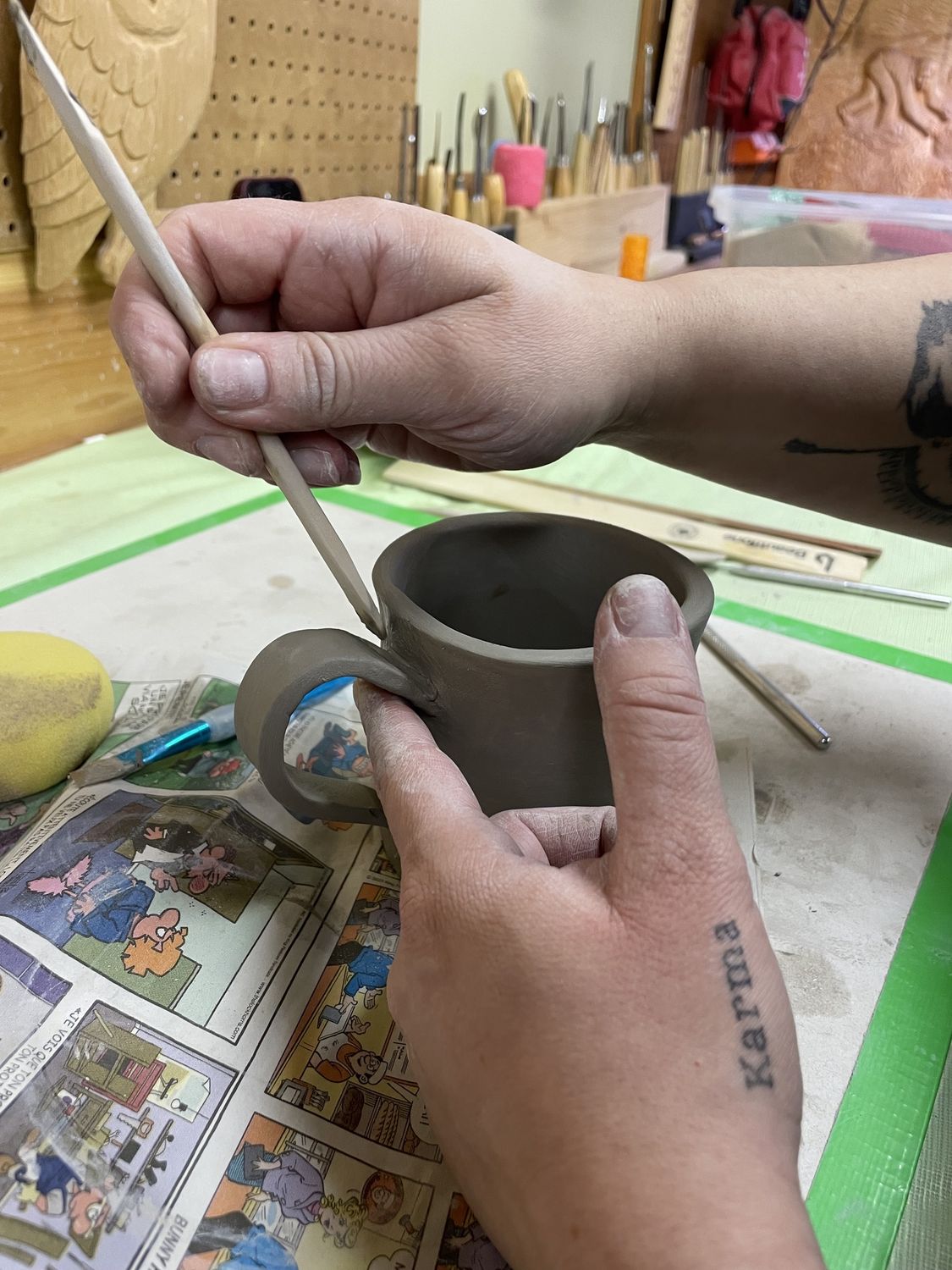 Studio de Poterie Ouvert - Inscription