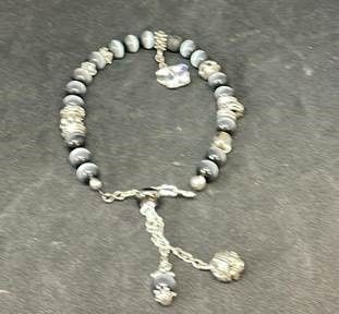Semi-precious stone bracelets
