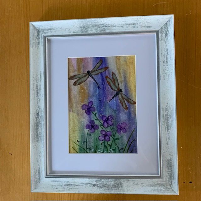 Dragonflies frolic