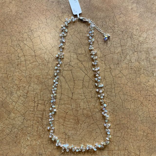 Necklace with Ethiopian welo opals