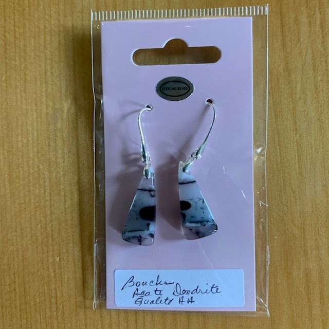 Boucles Agate Dentrite Qualité AAA