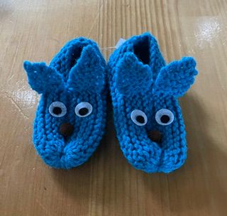 Teal Kids slippers