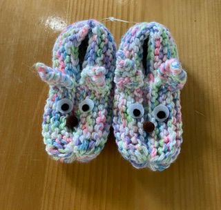 multicolor kids slippers