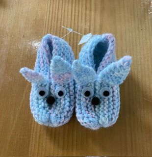 Pink and bluie kids slippers